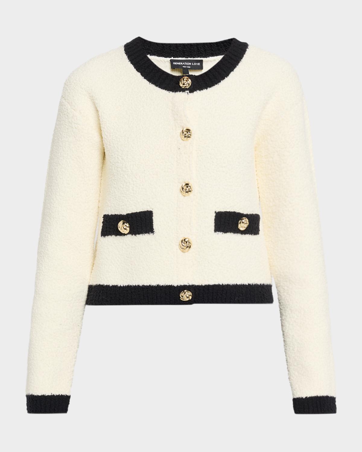 Generation Love Erica Boucle Cardigan
