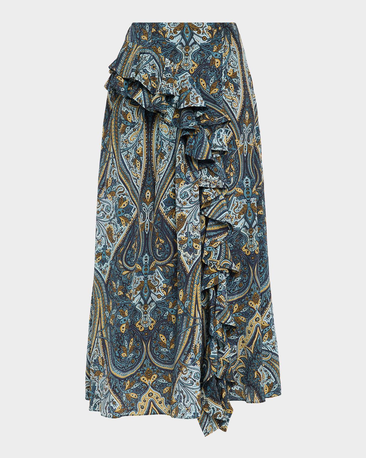 Ulla Johnson Riele Cascading Ruffle Skirt