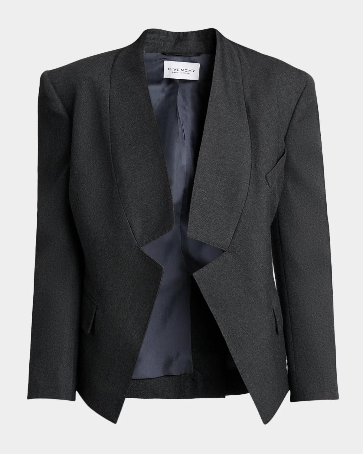 Givenchy Reverse Lapel Wool Jacket