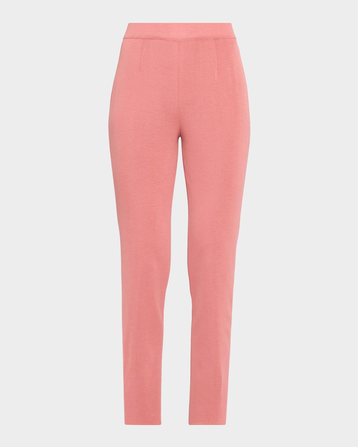 Misook Nancy Mylana Knit Slim-Leg Pants