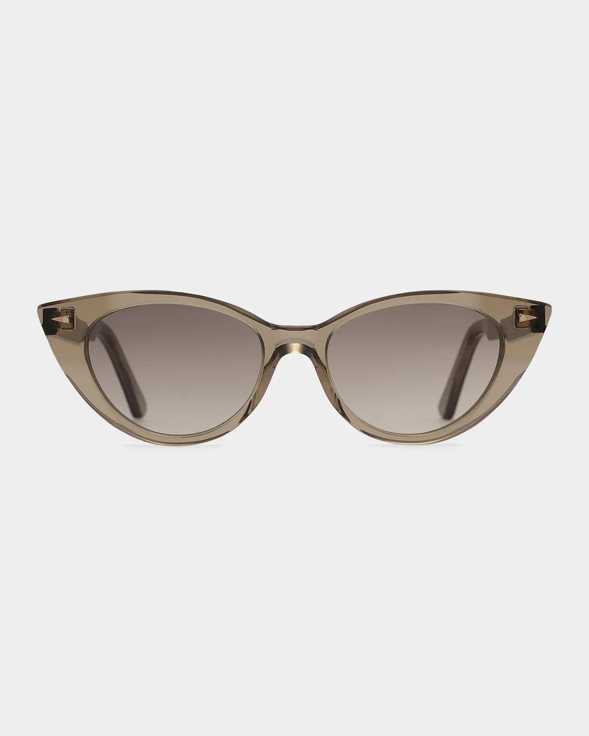 Ahlem Gambetta 52mm Cat-eye Sunglasses In Smoked Lig