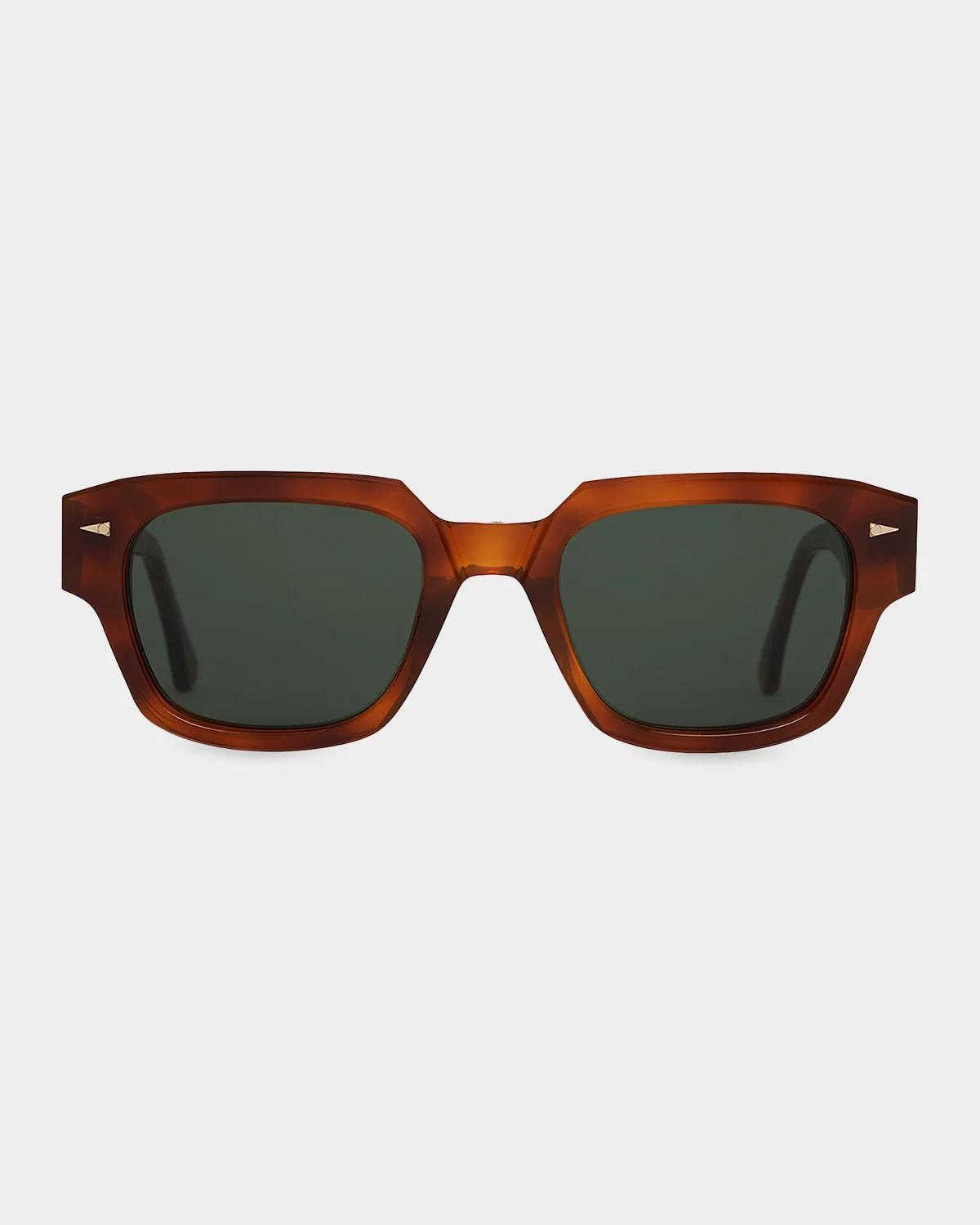 Ahlem Rive Gauche 51mm Square Sunglasses In Orange Tur