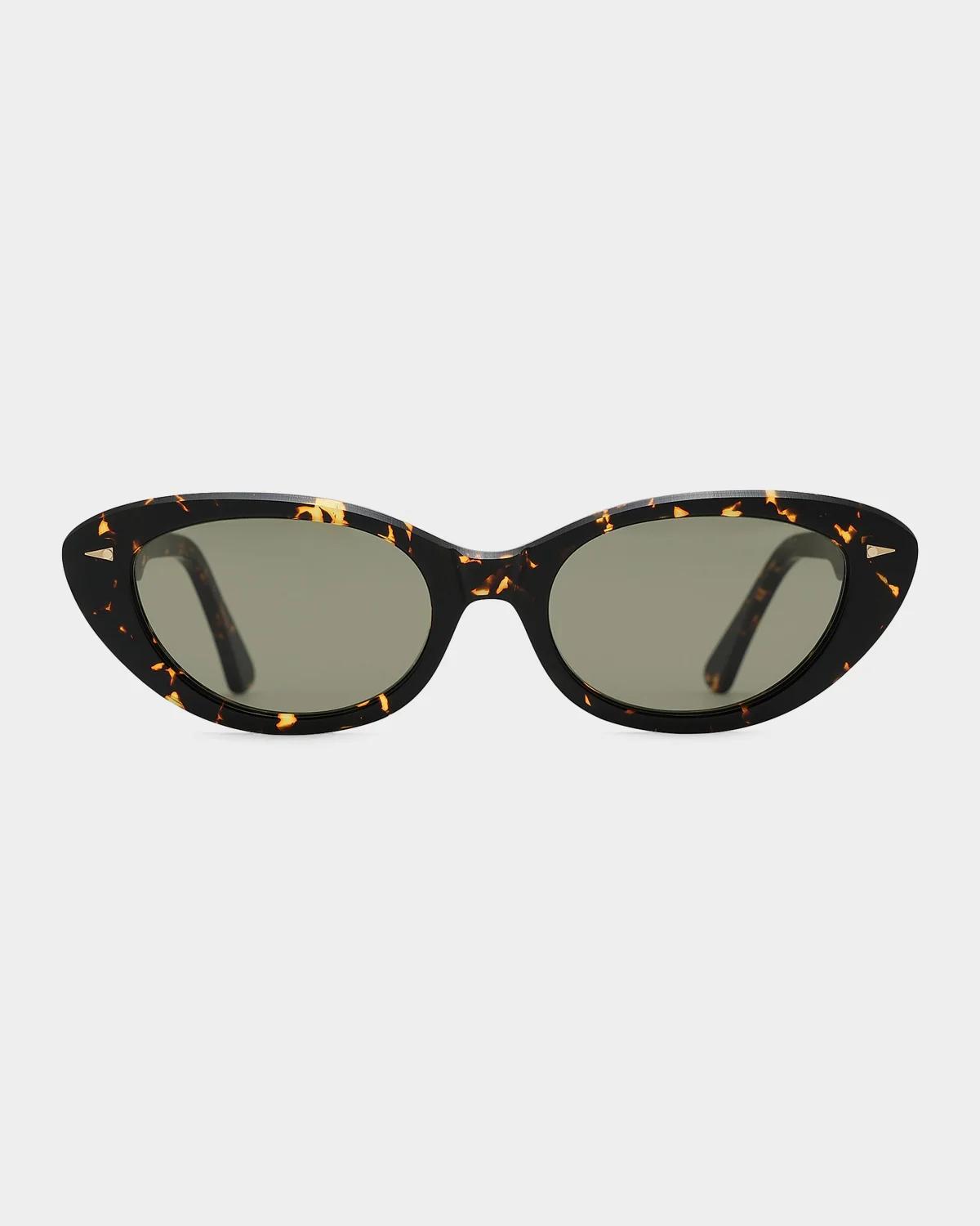 Ahlem Prairie 54mm Cat-eye Sunglasses In Yellow Tur