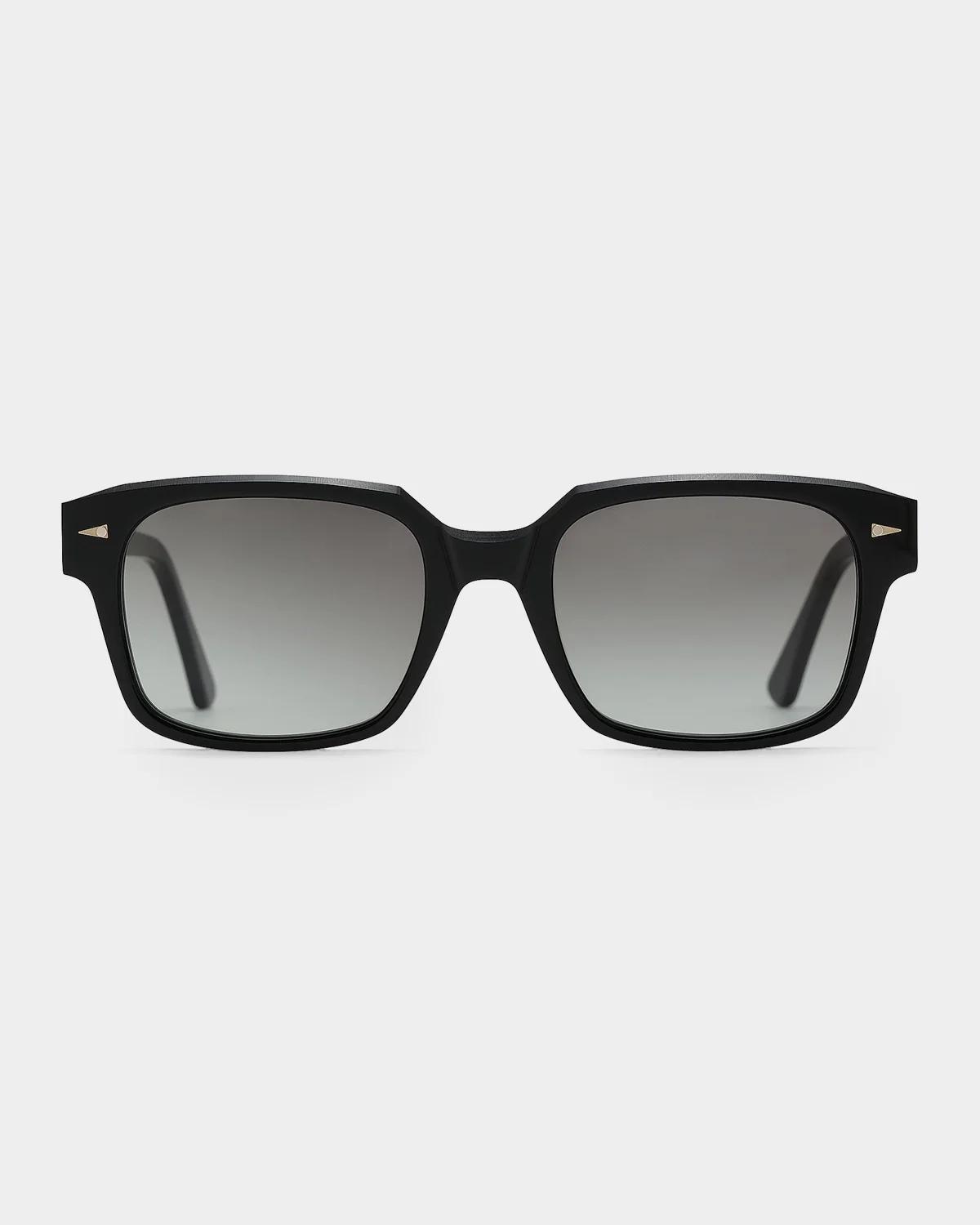 Ahlem Gros Caillou 53mm Rectangular Sunglasses In Black