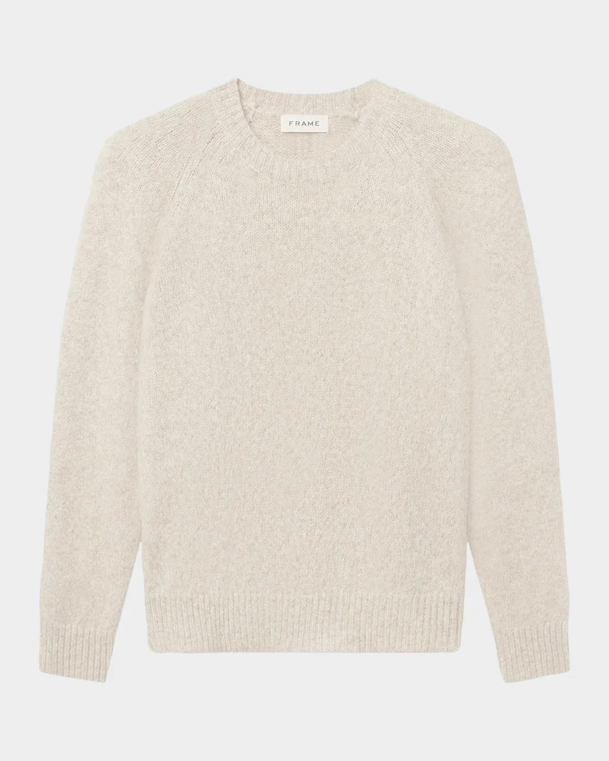 Frame Men & Apos;s Alpaca-blend Raglan Crewneck Sweater In Beige