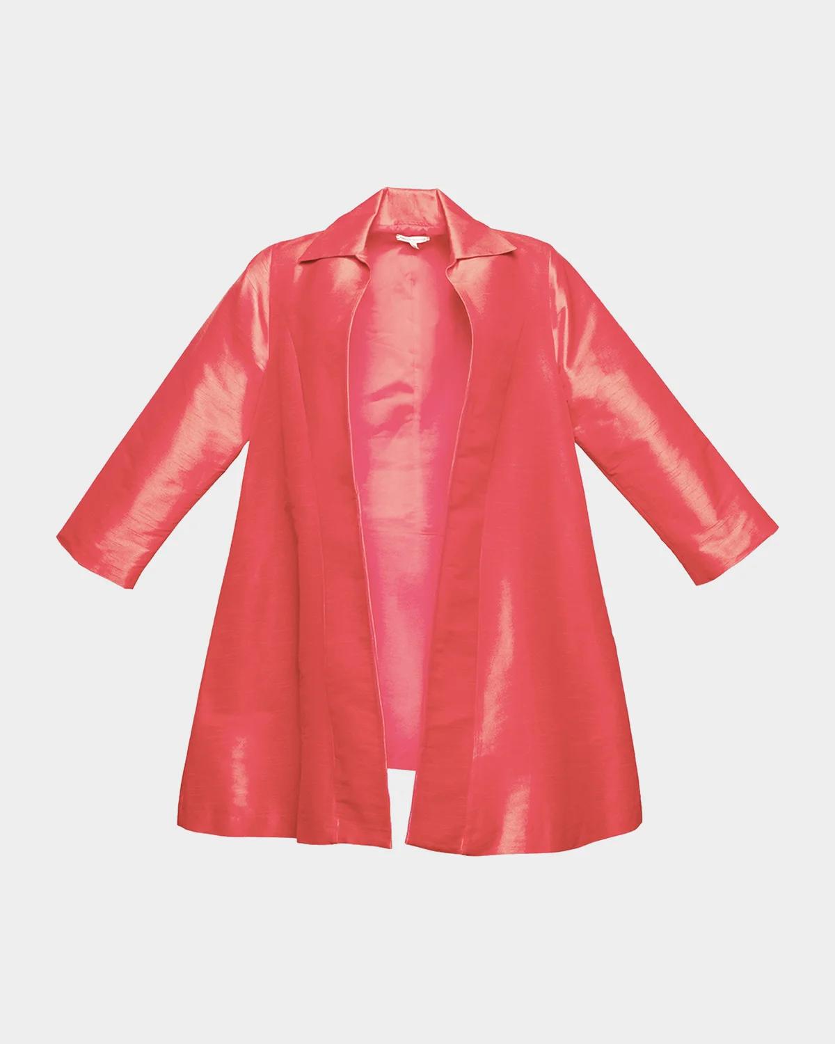 Frances Valentine Charlotte Open-Front Trapeze Topper