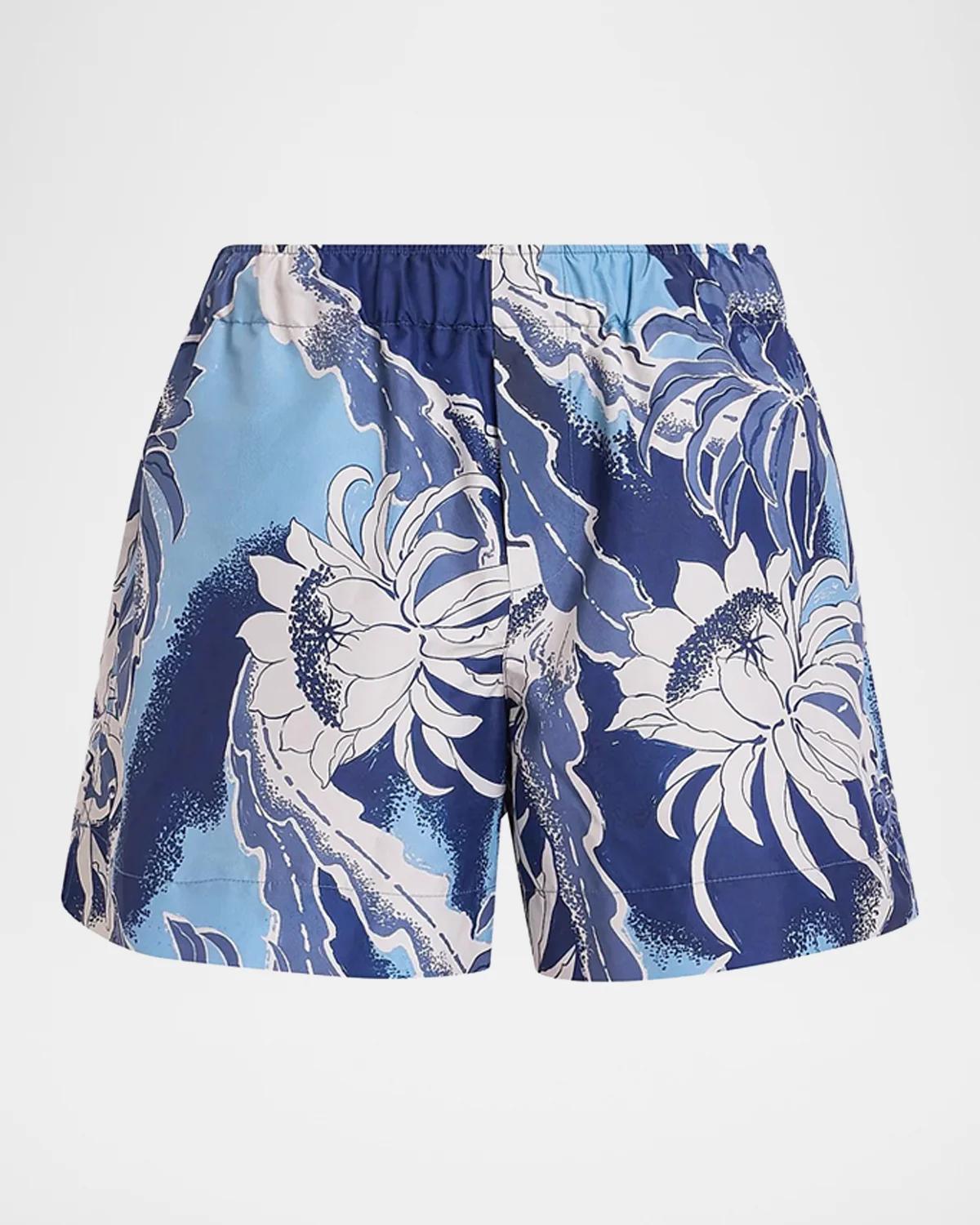 JW Anderson Hawaiian Print Swim Shorts