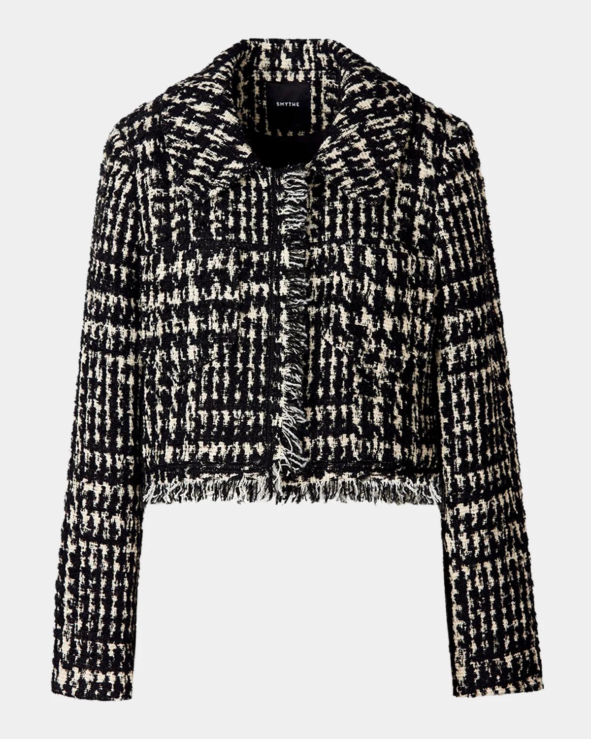 Smythe Houndstooth Tweed Mini Jacket