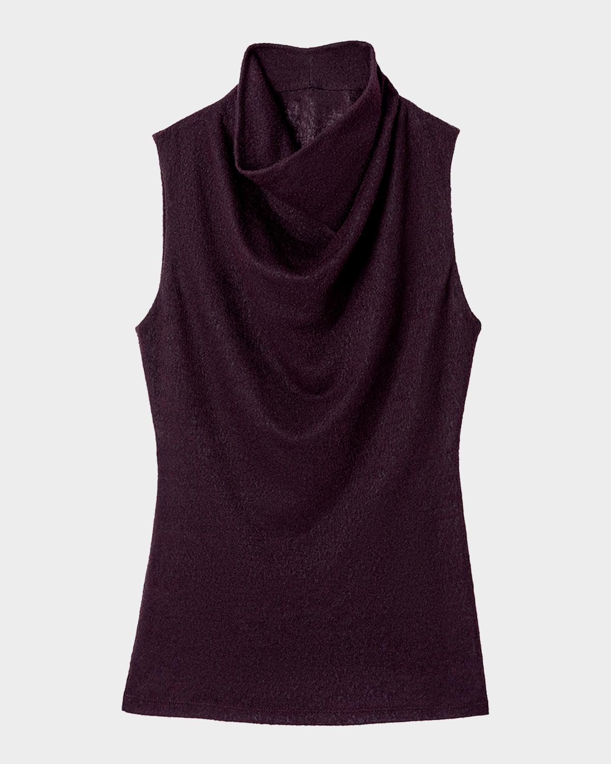 Smythe Cowl-Neck Knit Shell