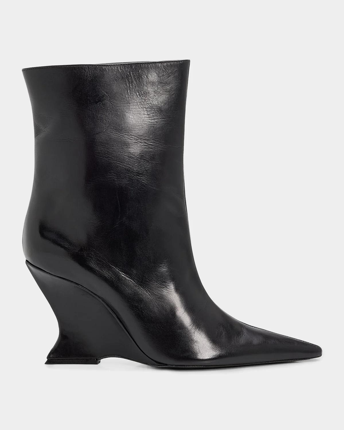 Schutz Siena 115MM Leather Booties