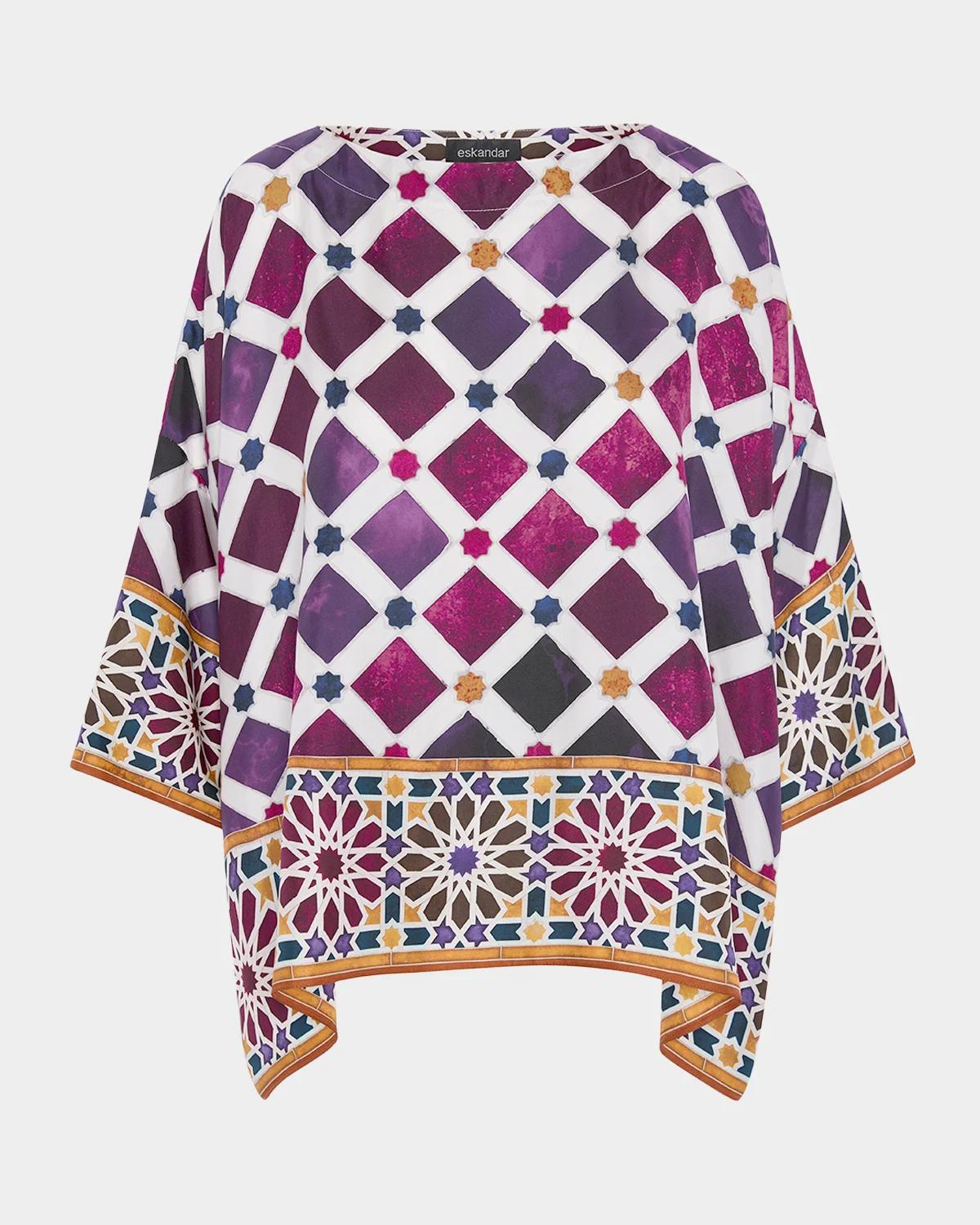 Eskandar Wide Bateau Neck T-Shirt - Mid Plus Length