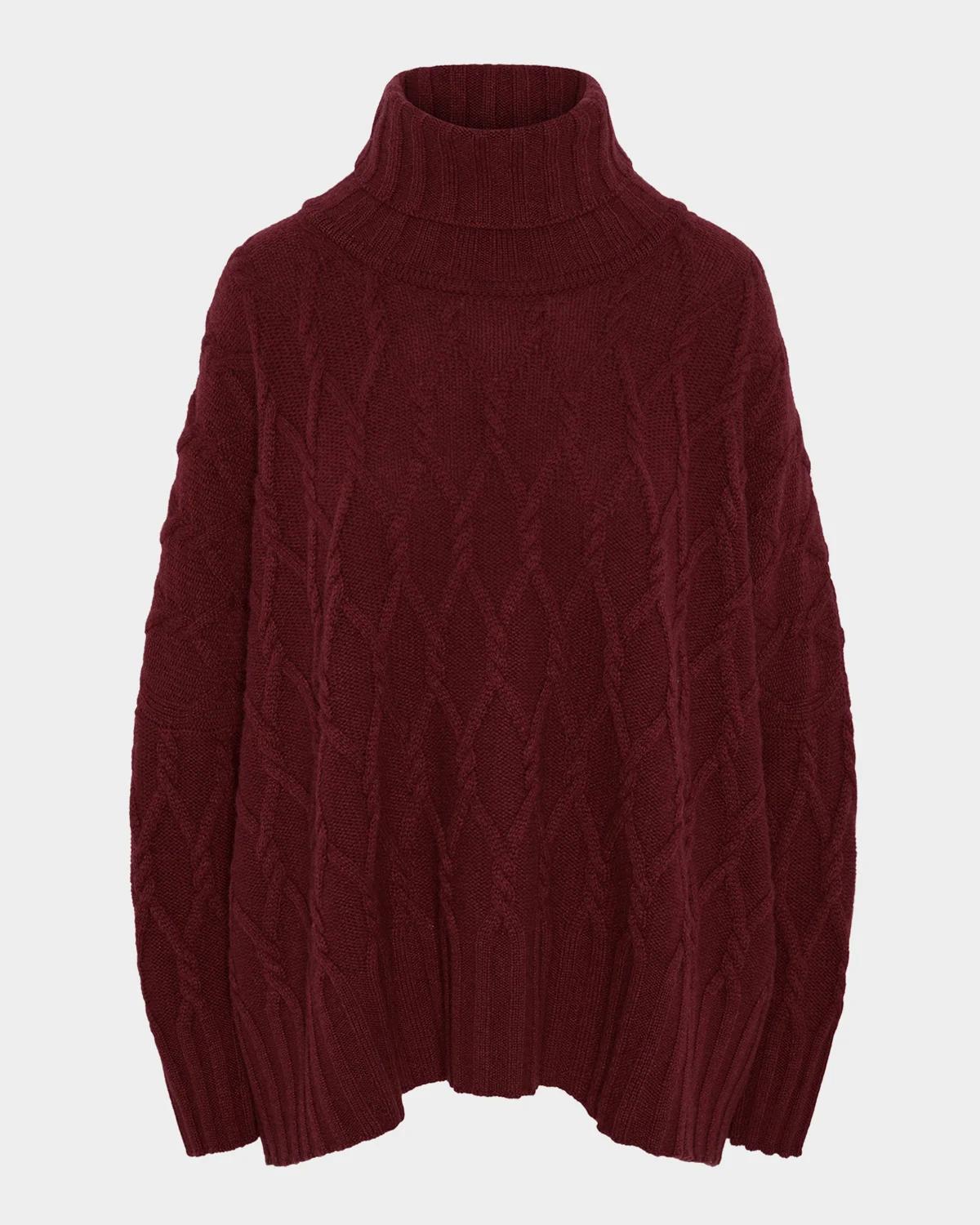 Eskandar Roll Neck Sweater - Mid Plus Length
