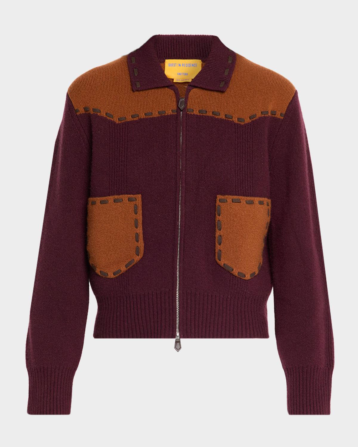 Guest in Residence Saddle Up Cashmere-Wool Jacket