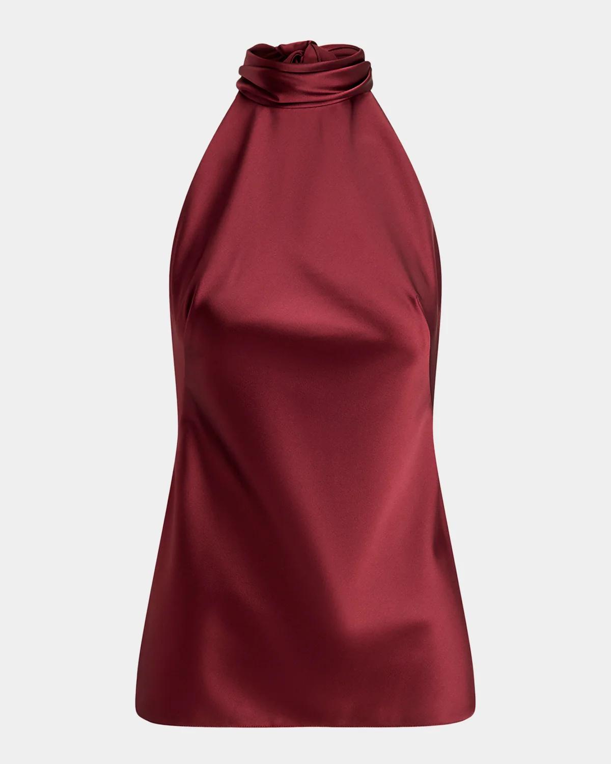 Ralph Lauren Collection Chilton Satin Top