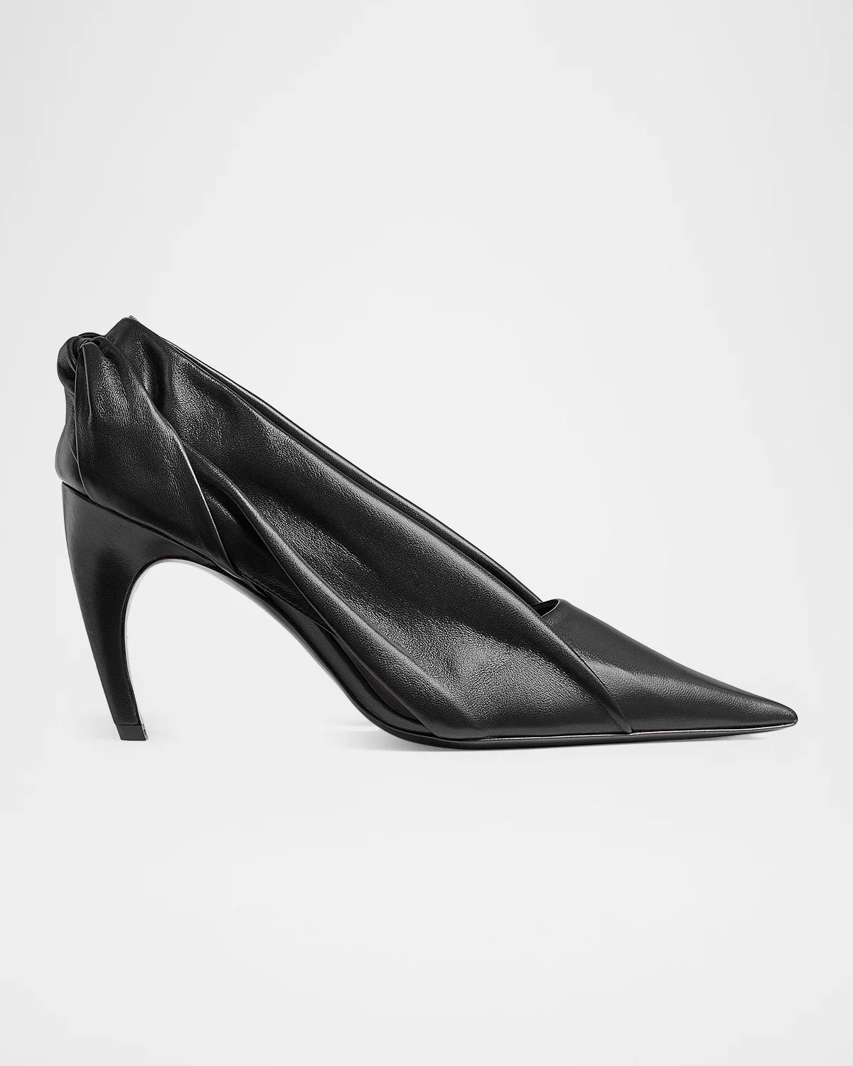 Khaite Eve 85MM Leather Pumps