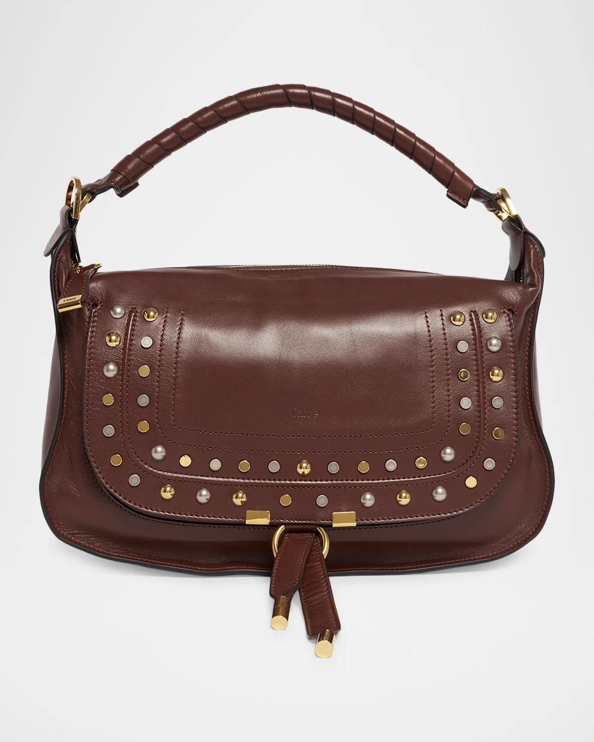 Marcie Medium Leather Top Handle Bag