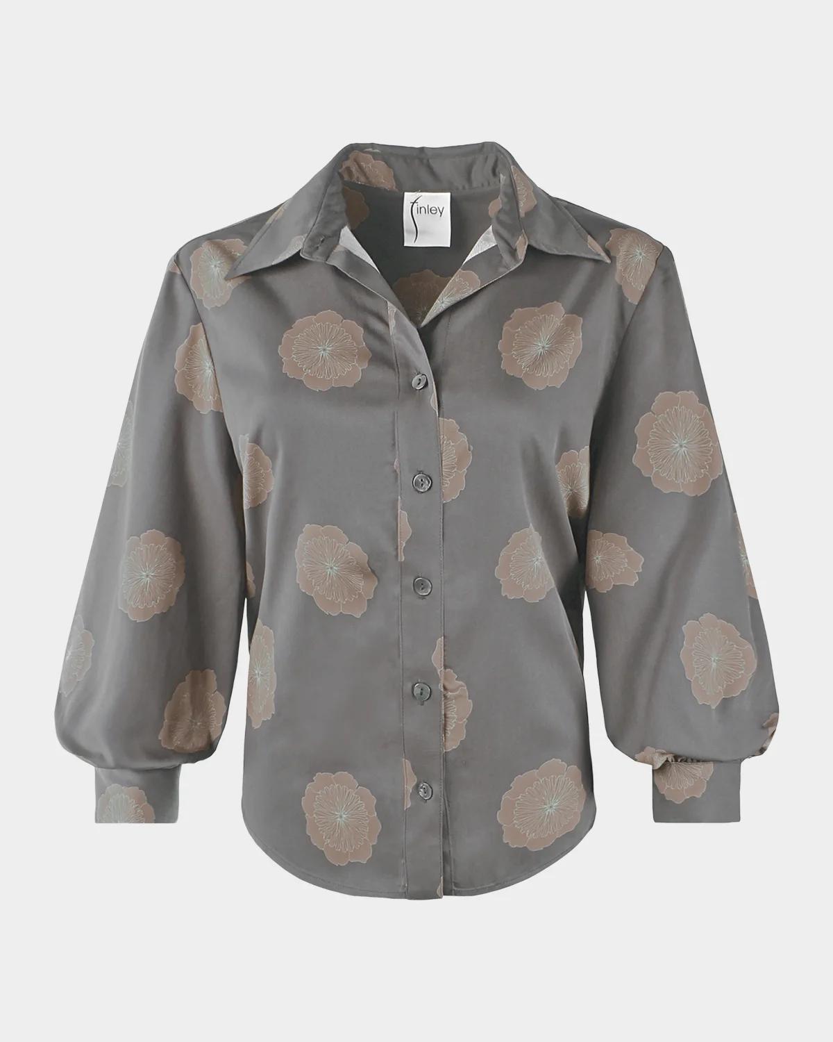 Finley Cora Medallion-Print Viscose Shirt