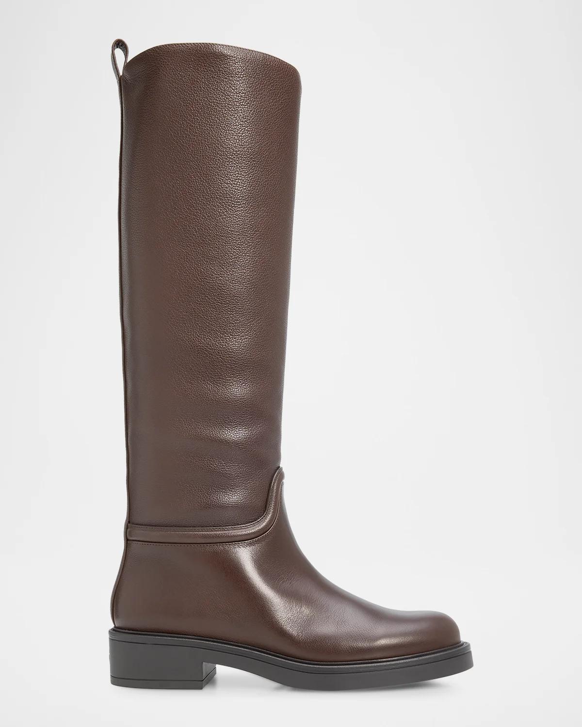 Stuart Weitzman 20mm Celia Leather Knee-High Riding Boots