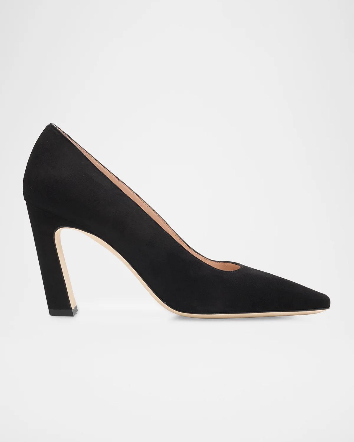 85mm Stassi Satin Pumps