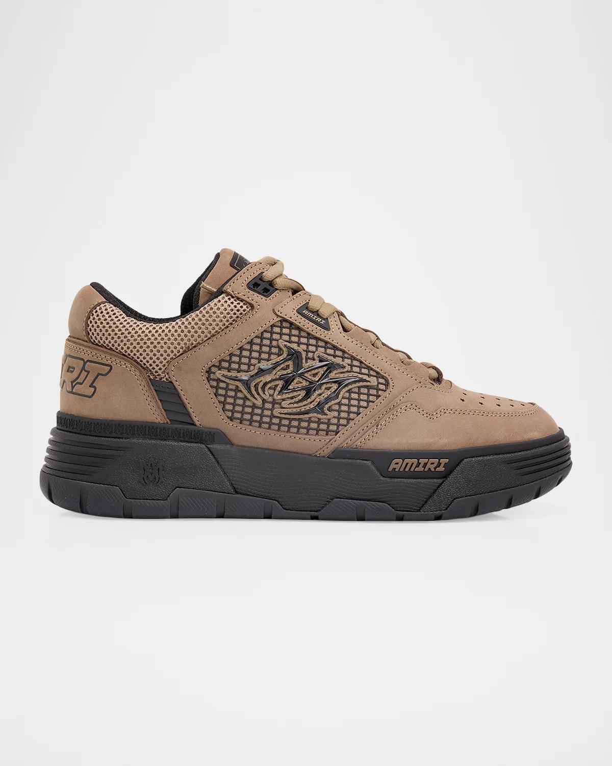 Amiri Men's Ma-94 Leather and Mesh Sneakers
