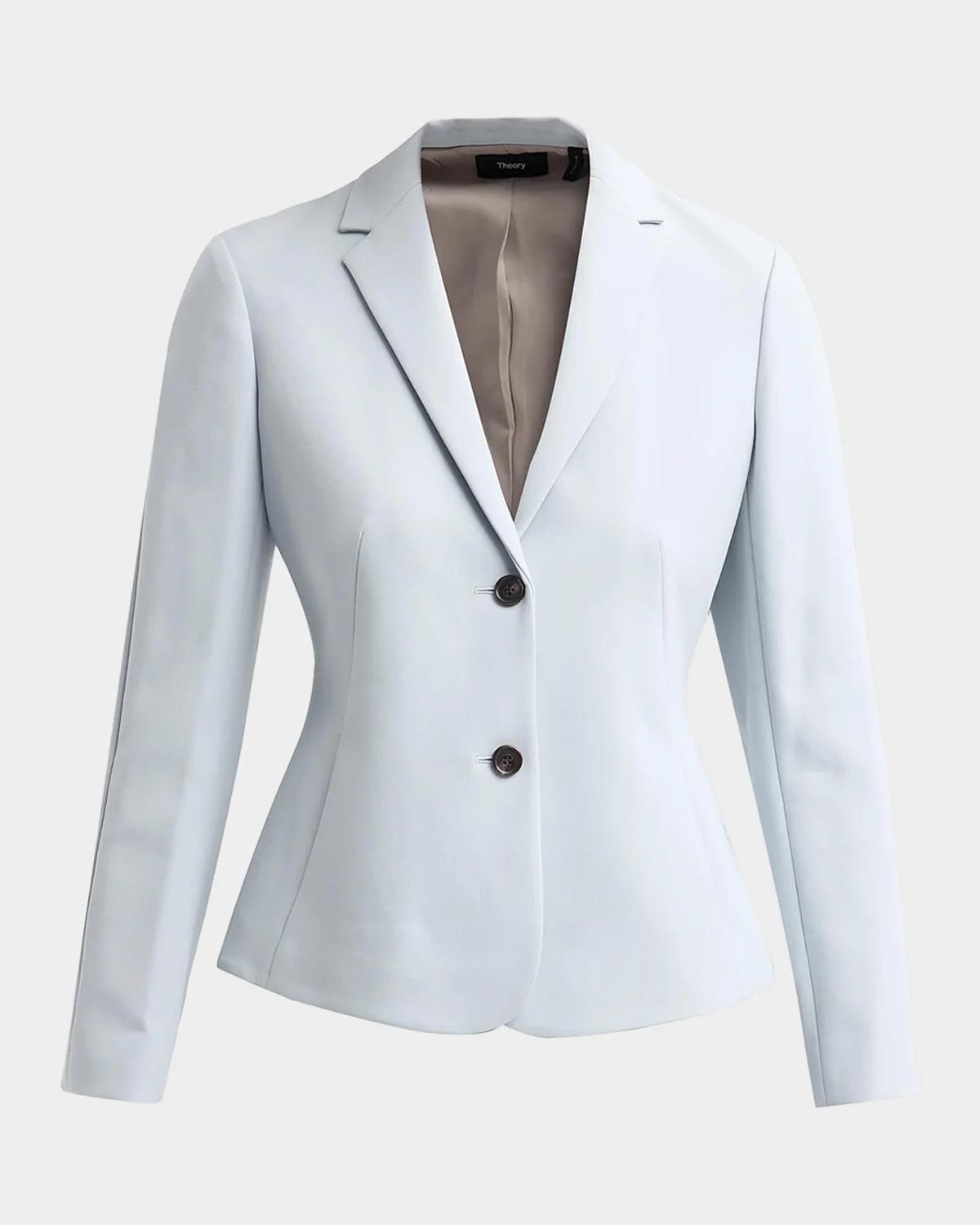 Theory Shaped Crêpe Blazer