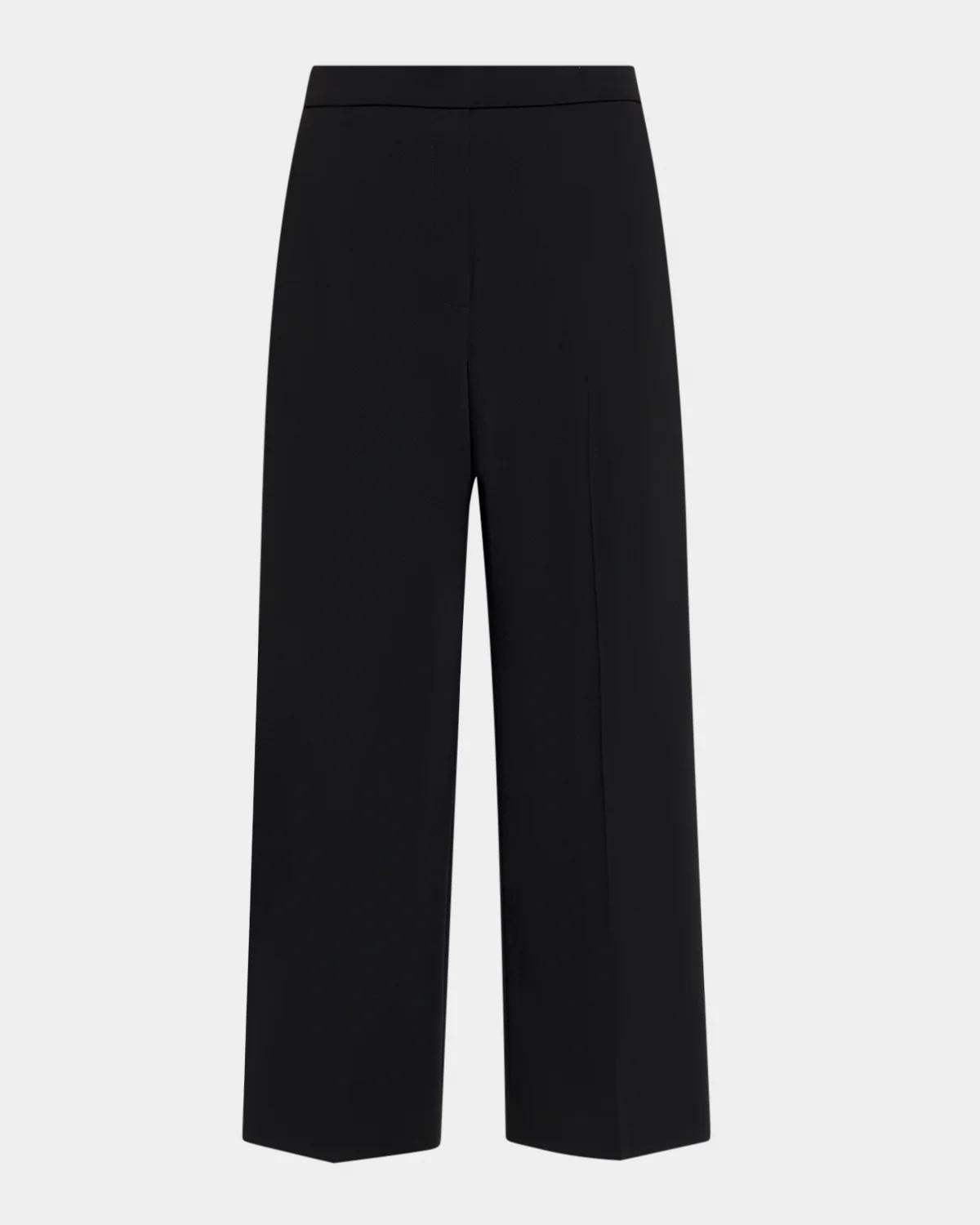 Theory Cropped Wide-Leg Pull-On Pants