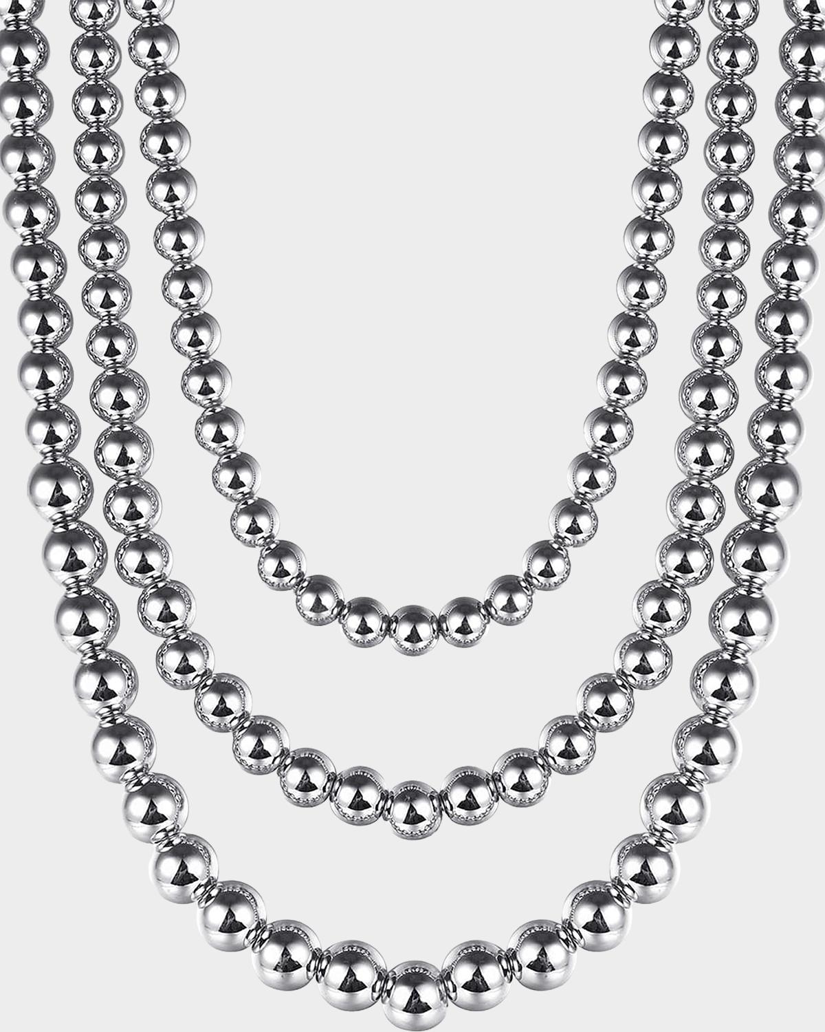 Bujukan Sterling Silver Layered Necklace