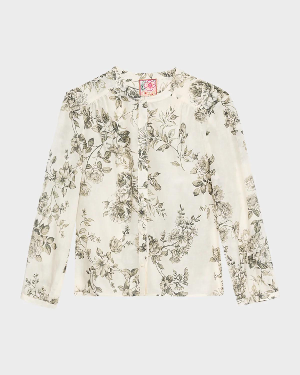 Johnny Was Petunia Printed Blouse