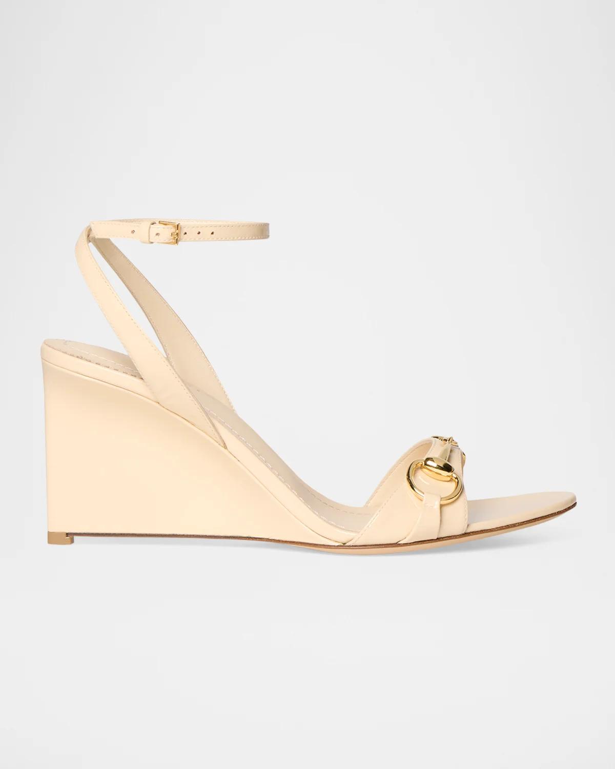 Gucci Donna 80MM Wedge Sandals