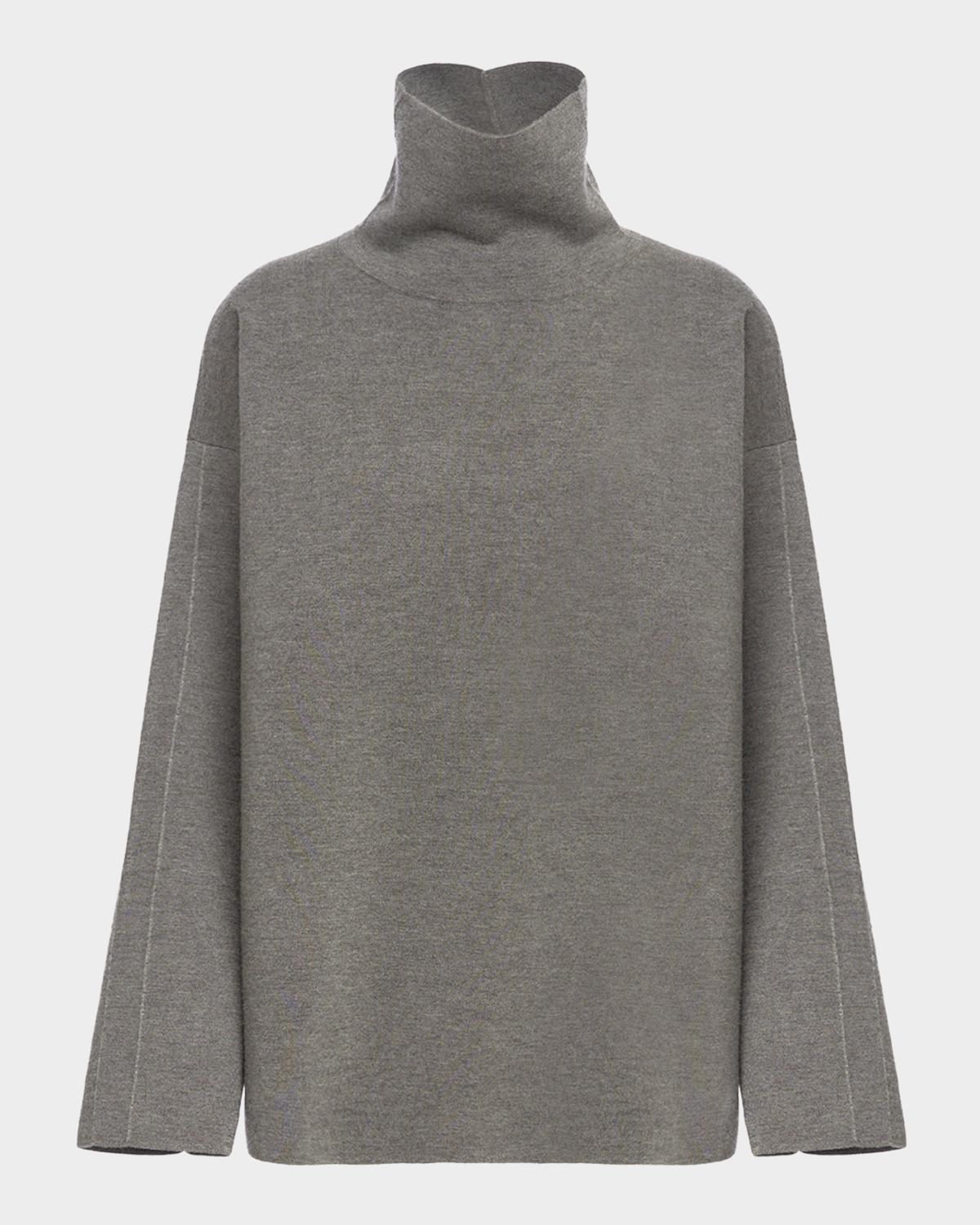 Malo Turtleneck Cashmere-Silk Sweater