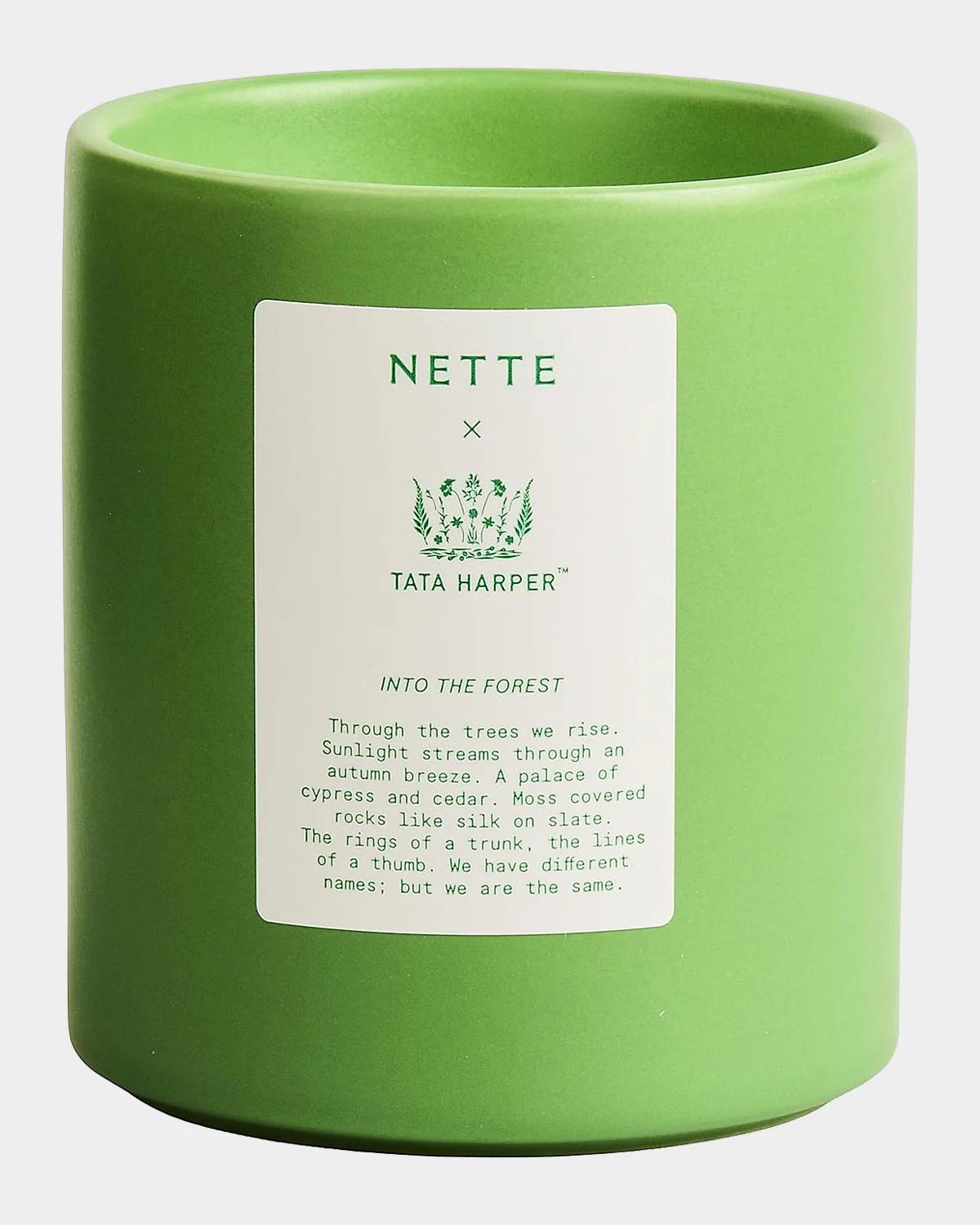 Nette Tata Harper Into The Forest Scented Candle In Green