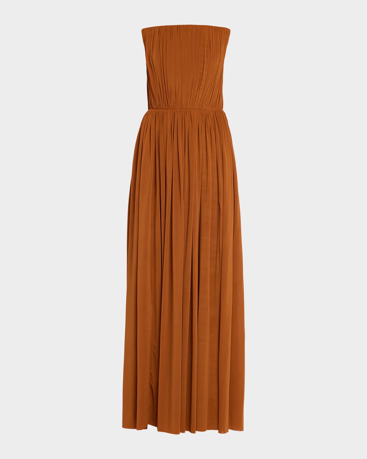 Et Ochs Evelyn Strapless Ruched Gown