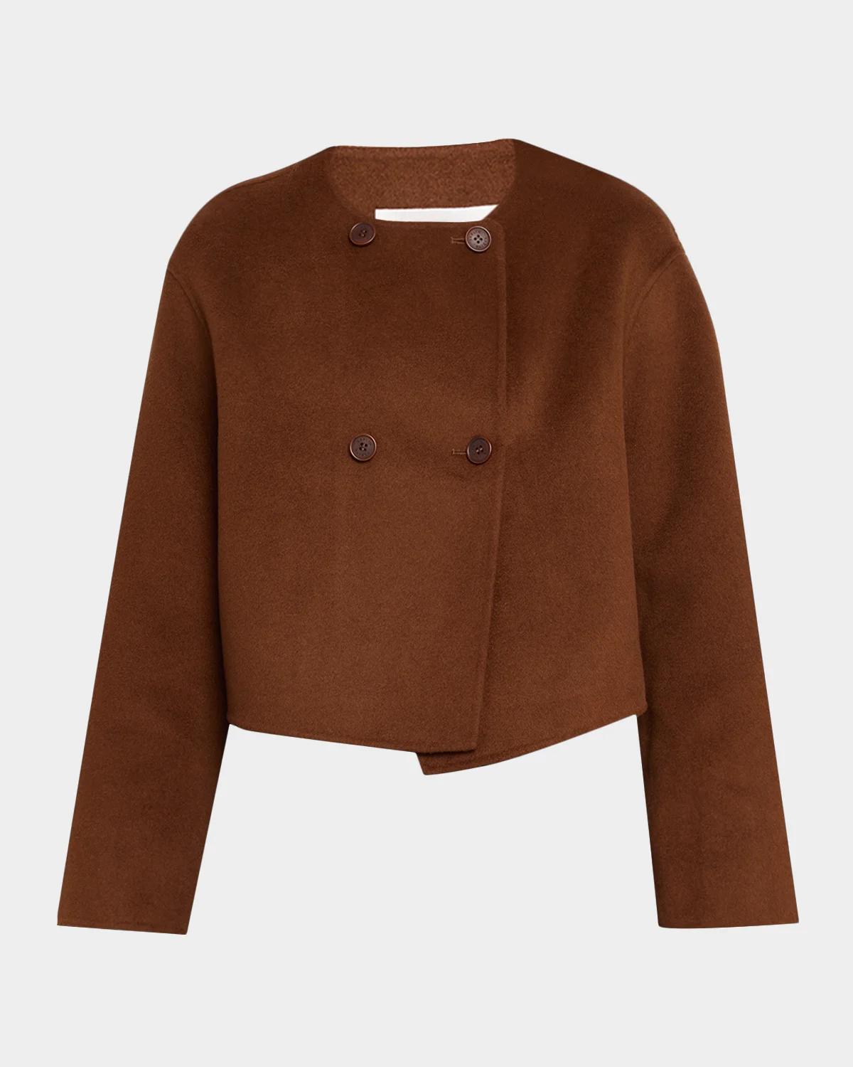 Sablyn Floren Cropped Double-Breasted Jacket
