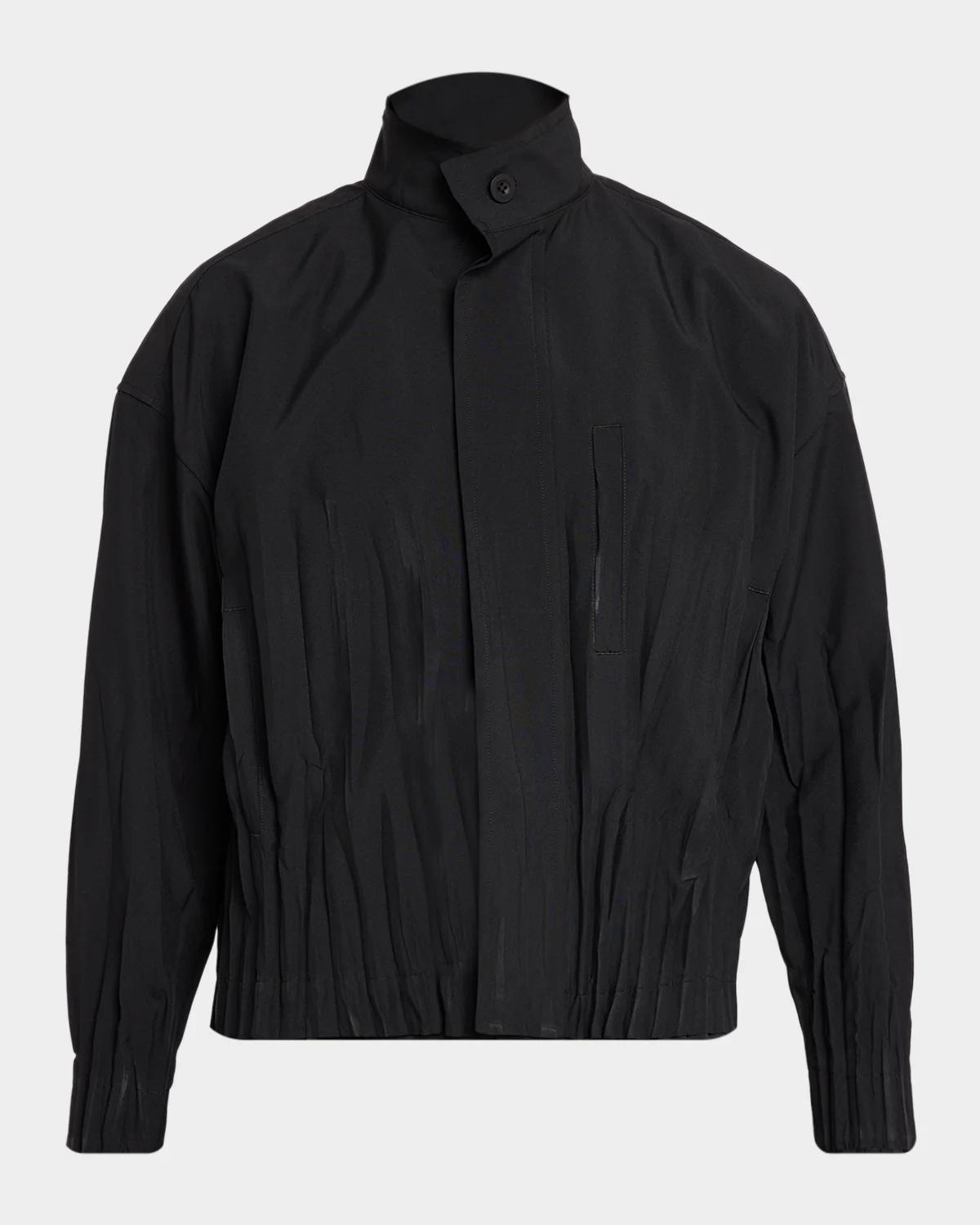 Issey Miyake Men's Waft Stand Collar Jacket