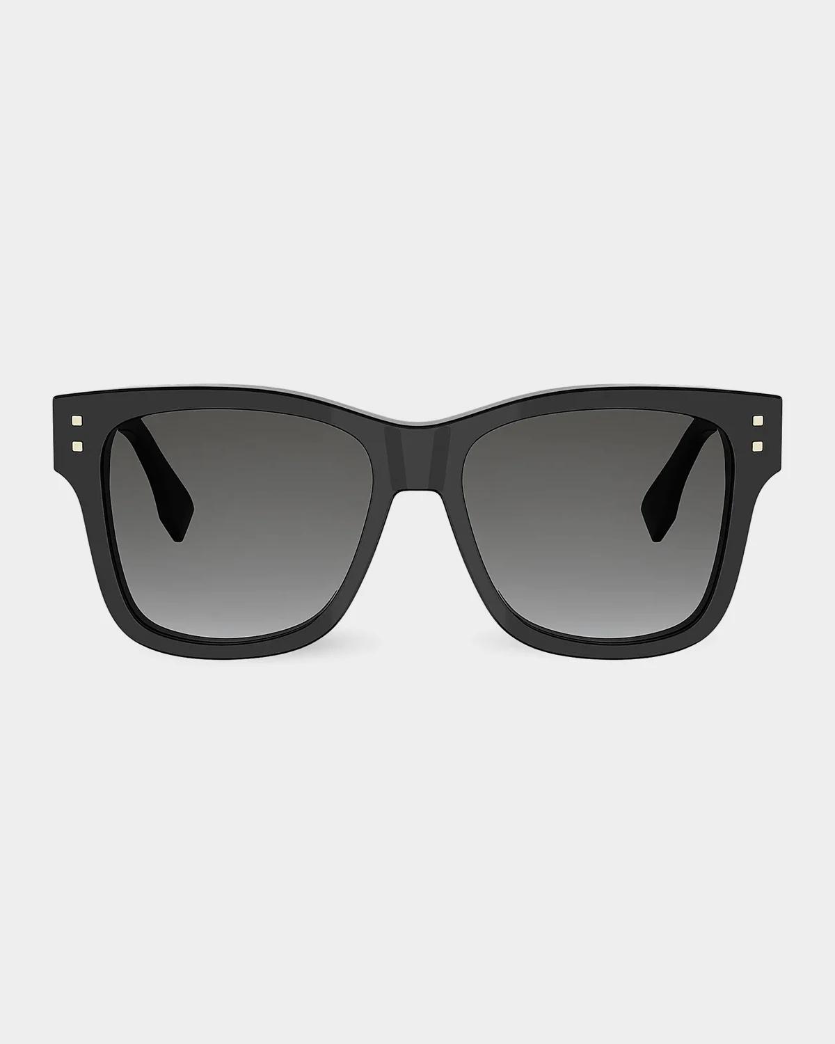 Fendi Fold 55MM Square Sunglasses