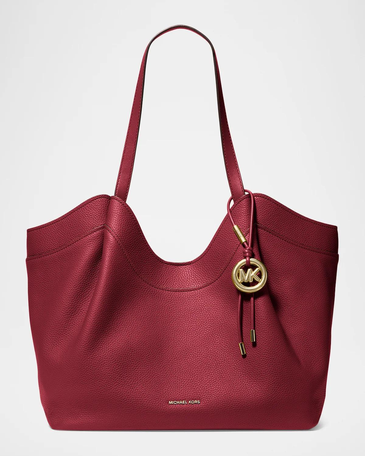 Logo Leather Shoulder Bag