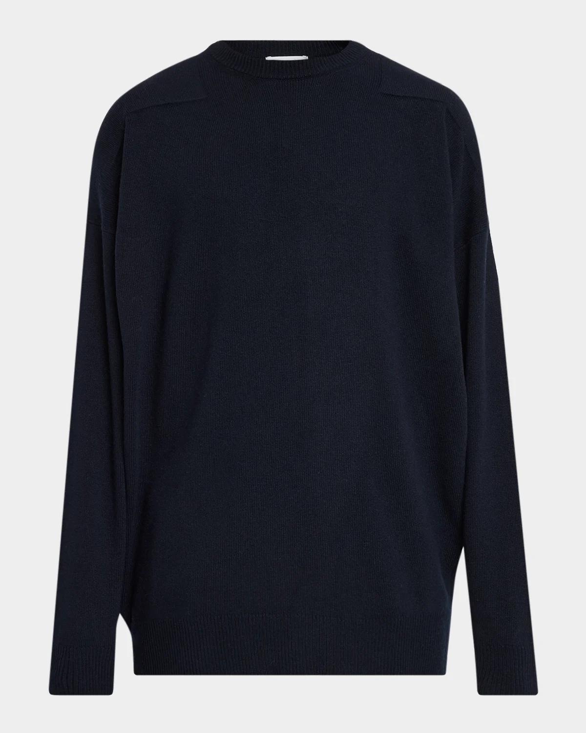 Men & apos;s Dropped-Shoulder Crewneck Sweater