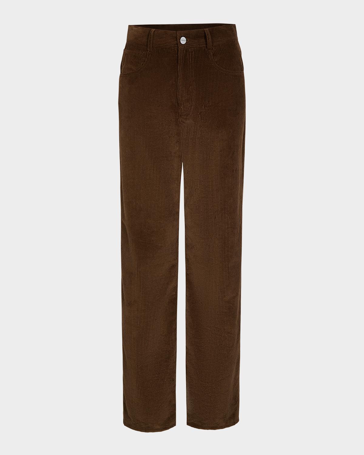 TWP Kent Straight-Leg Cotton Corduroy Pants