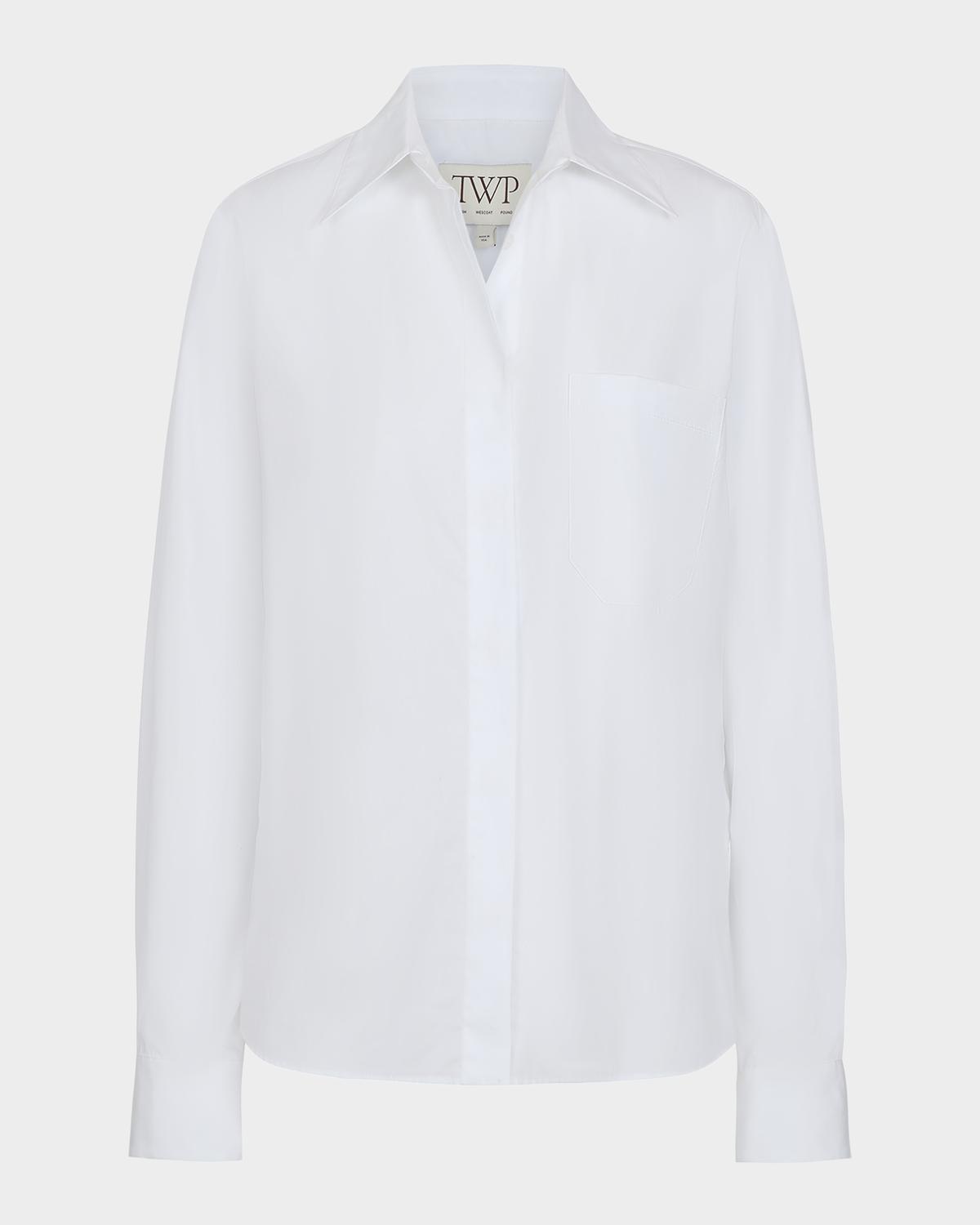 TWP Cowboy Shirt in Super Compact Poplin