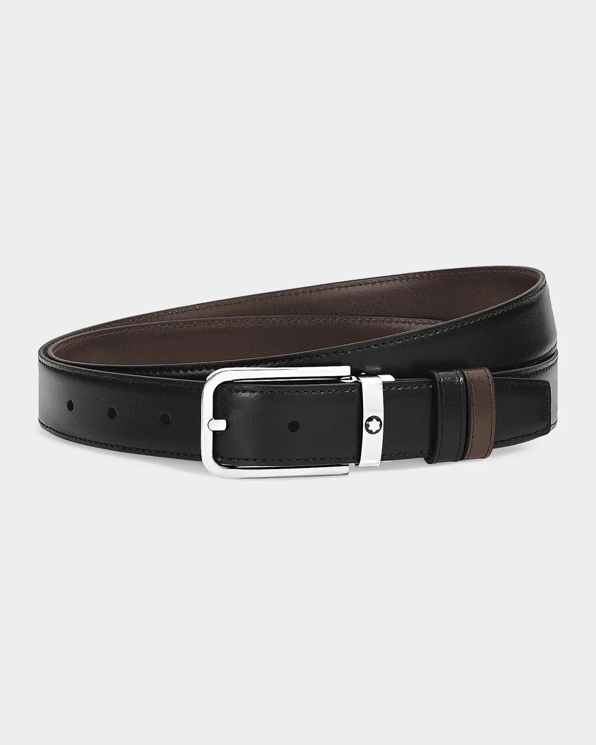 Montblanc Reversible Two-Tone Leather Belt