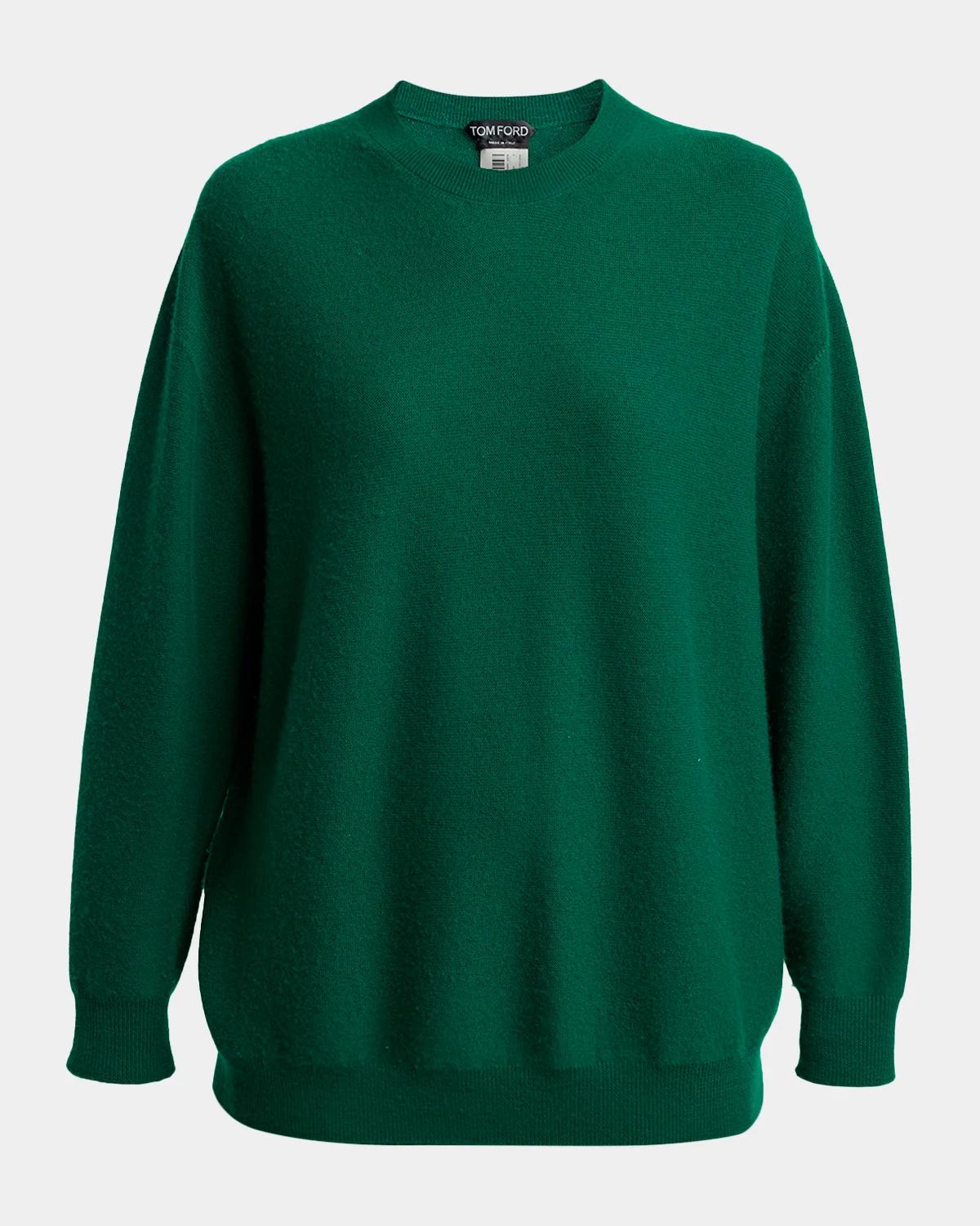 TOM FORD Boutique Cashmere Oversized Crewneck Sweater
