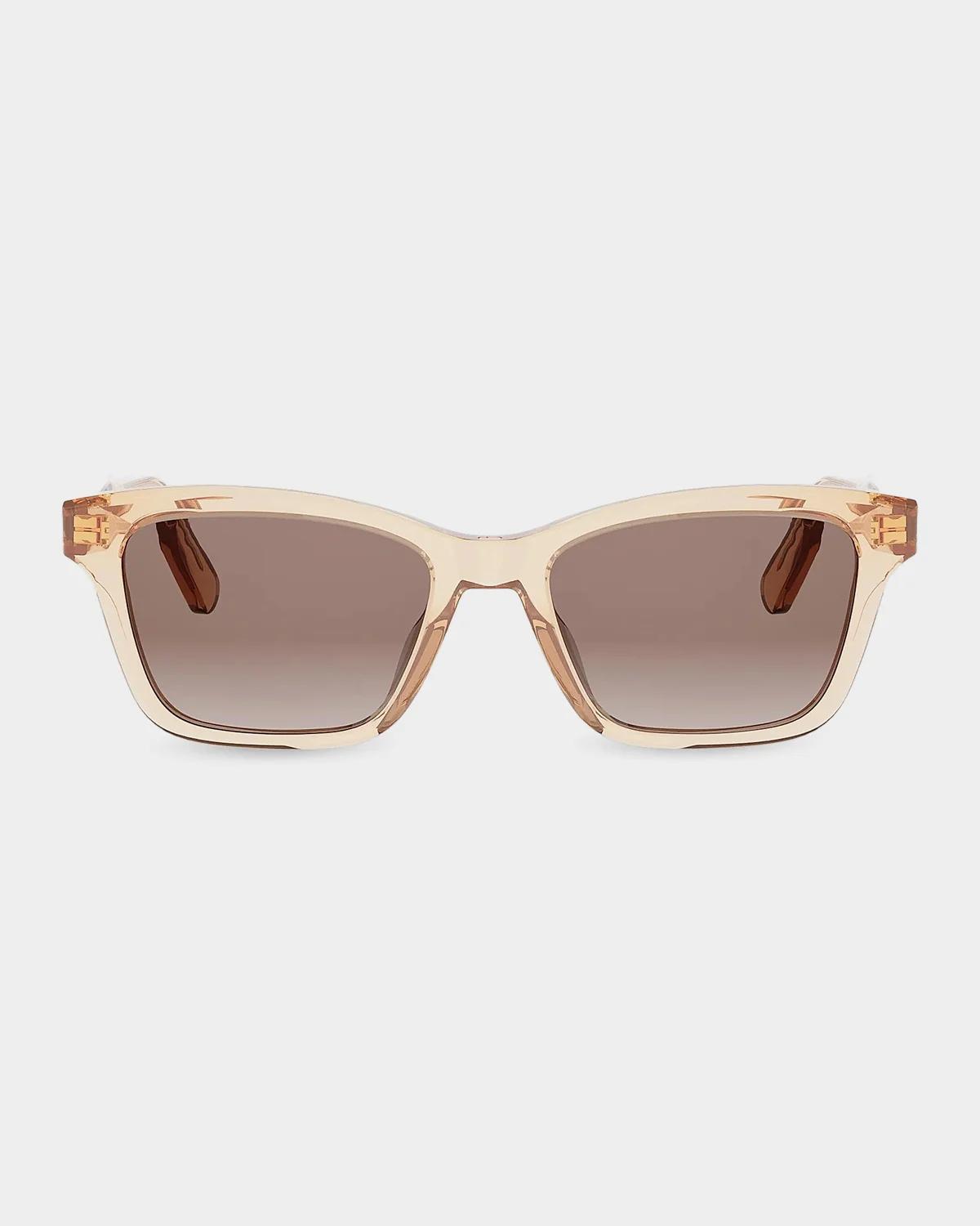 Dior DioRibbon S2I 53MM Rectangular Sunglasses
