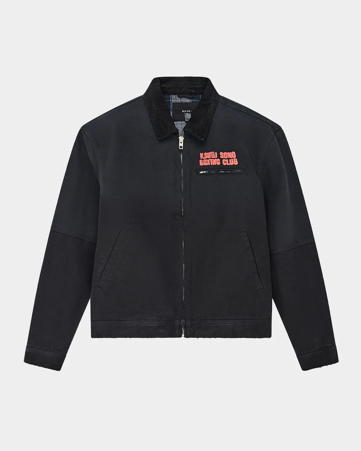 Ksubi Men's Club Greenwich Printed Cotton Twill Jacket