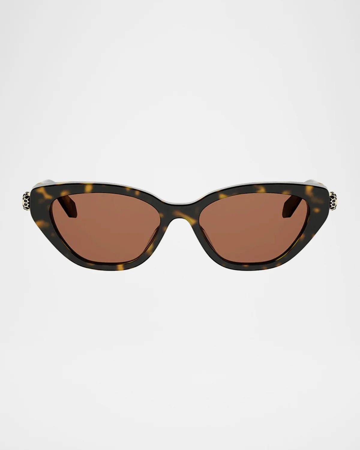 BVLGARI Serpenti Forever 52MM Cat-Eye Sunglasses