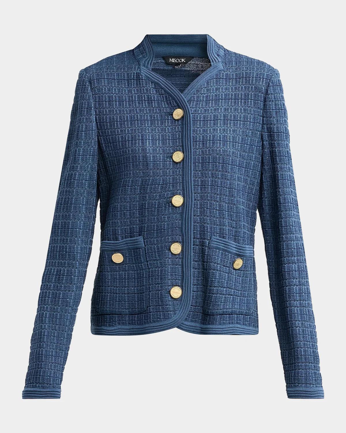 Misook Rib-Knit Jacket