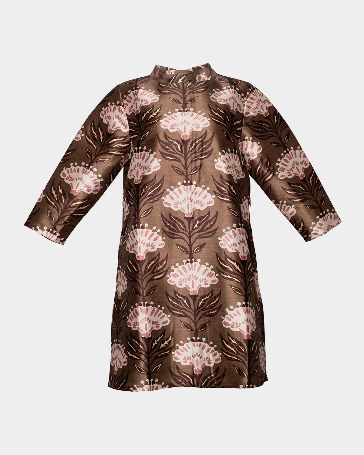 Frances Valentine Diplomat Floral-Print Mini Shift Dress