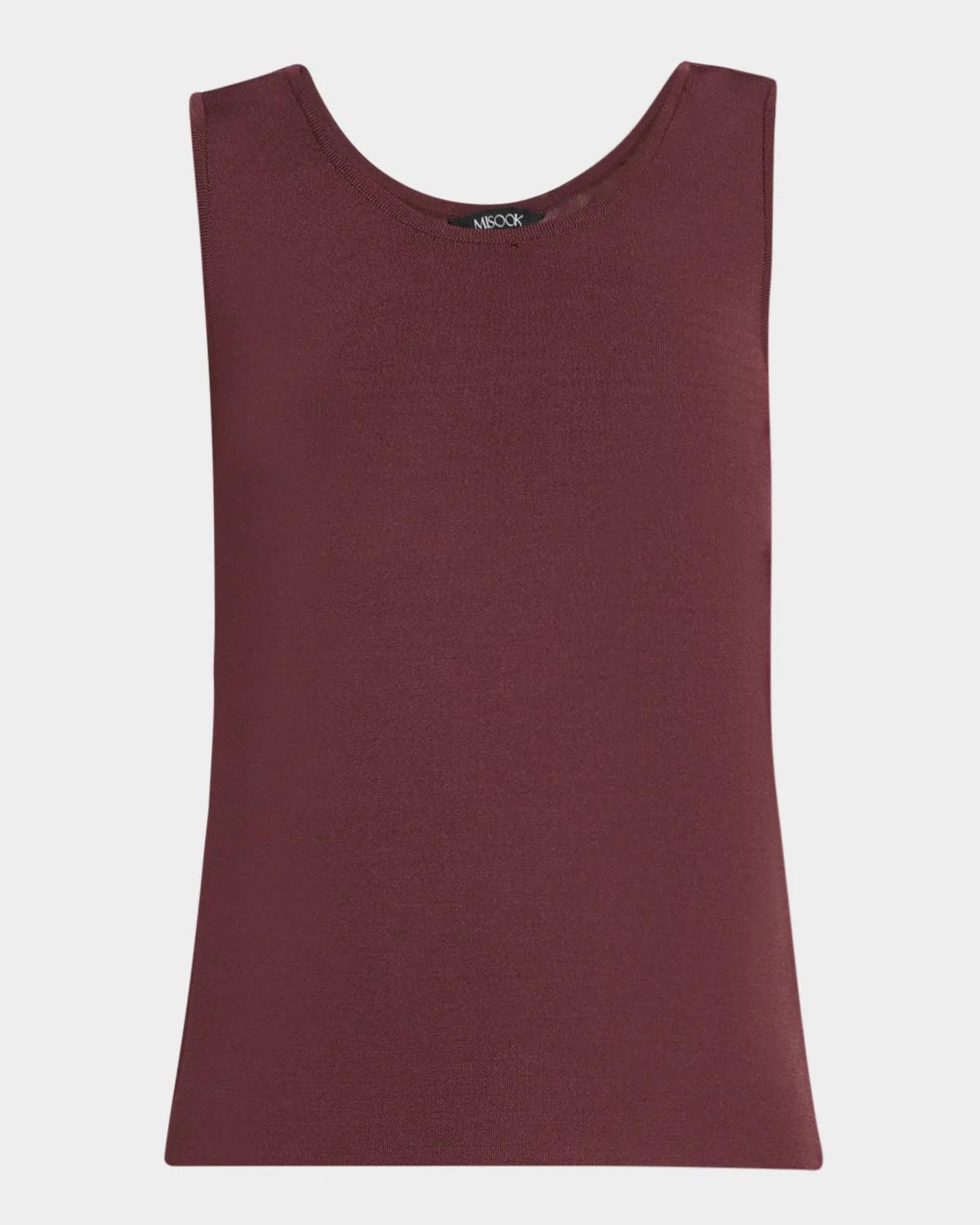 Misook Scoop-Neck Knit Tank Top