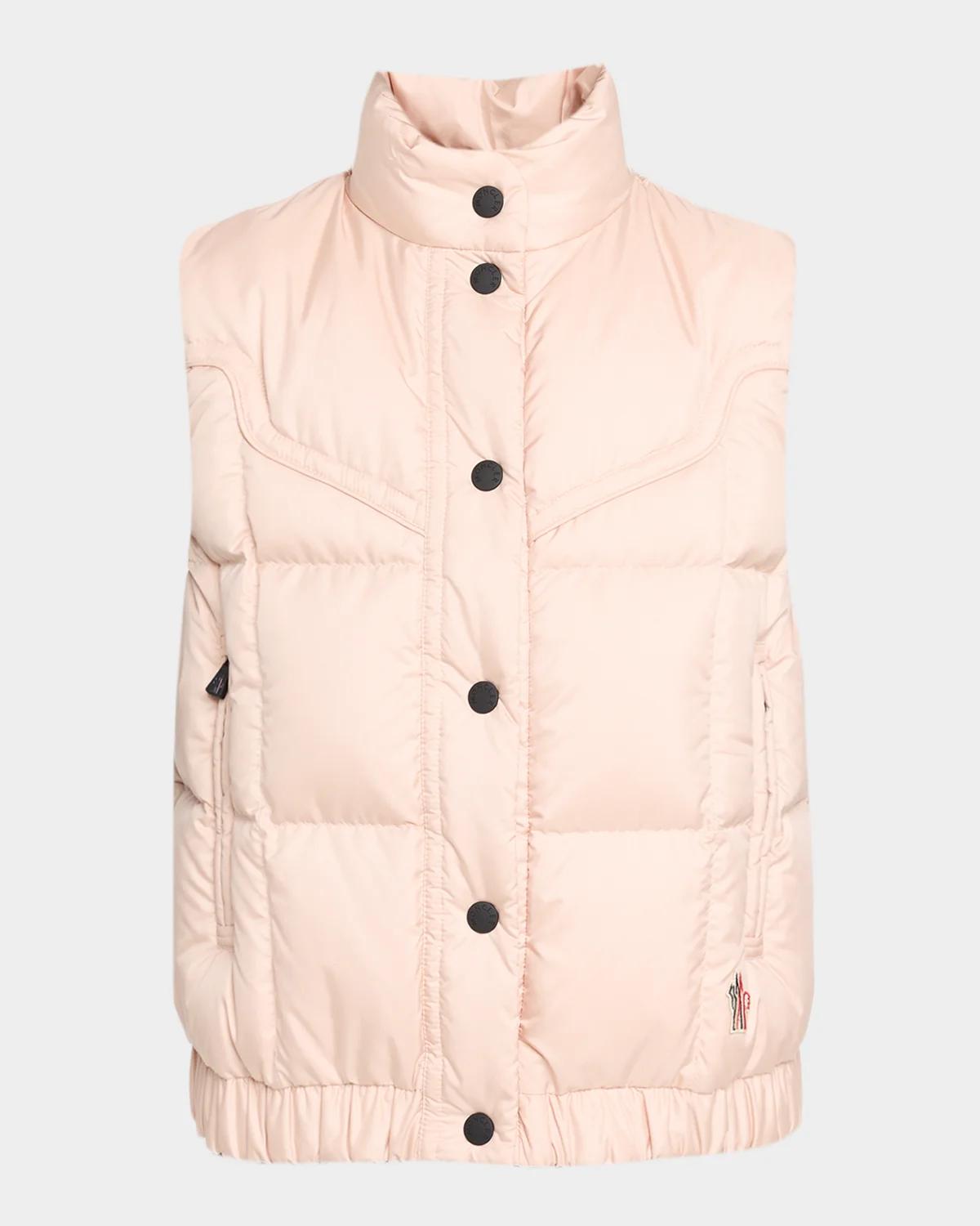 Moncler Doucy Down-Fill Quilted Vest