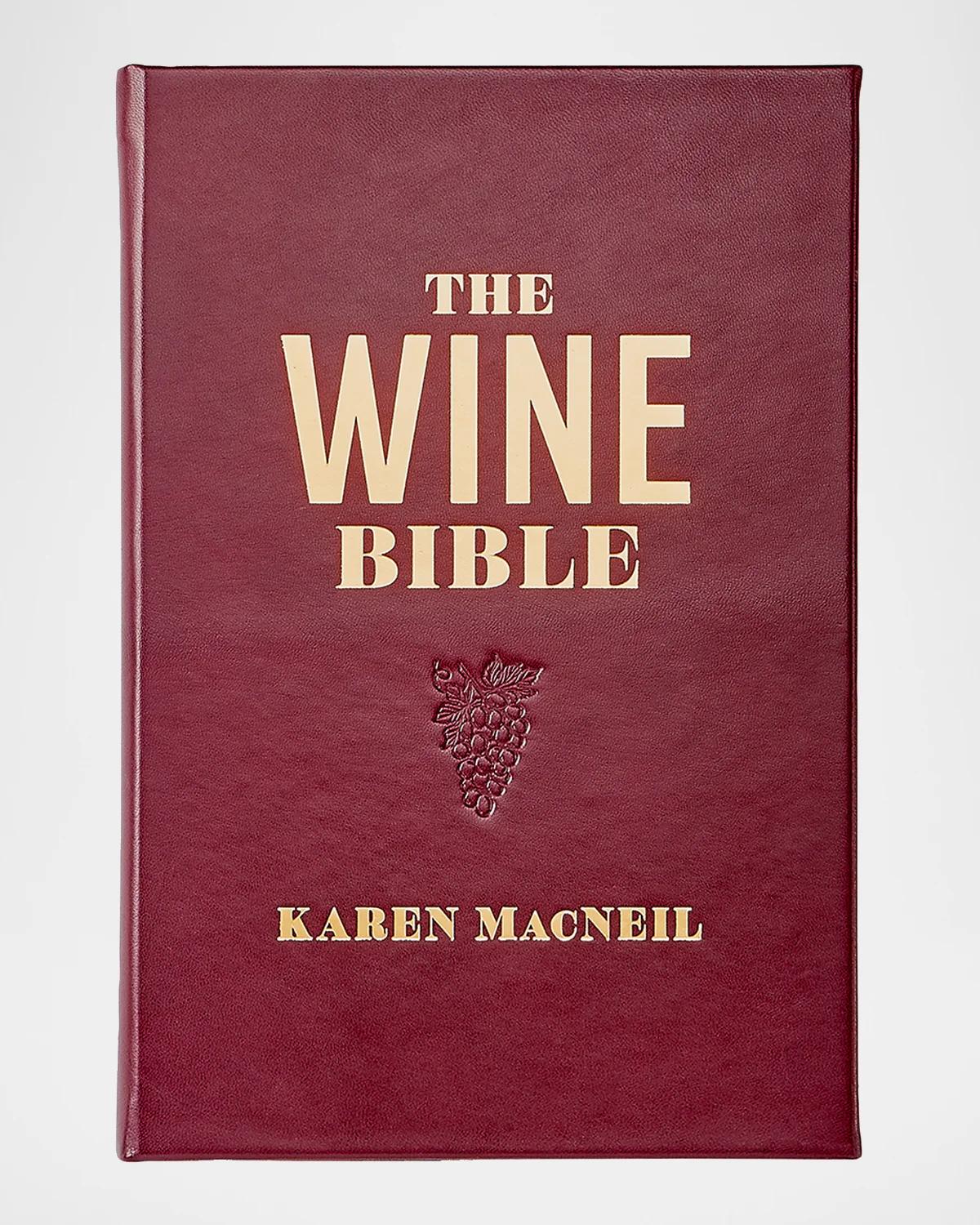 Graphic Image The Wine Bible (3rd Edition) Leather-bound Book By Karen Macneil In Burgundy
