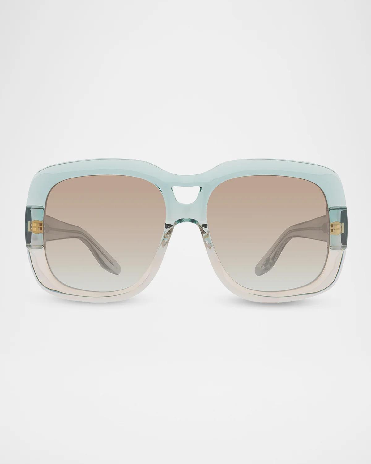 Barton Perreira Sly 56mm Oversized Sunglasses In Summer Fling Amara